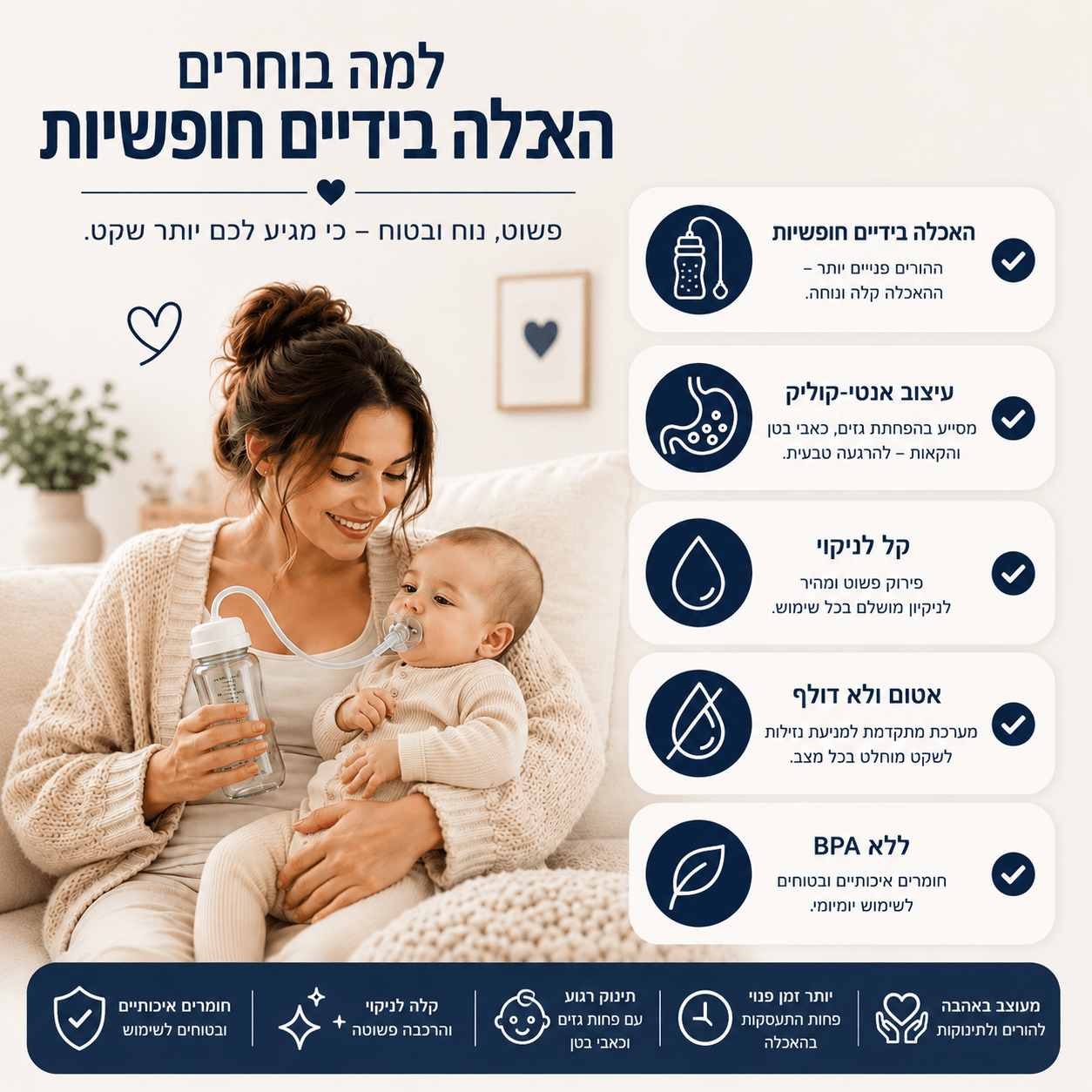 בקבוק תינוק חכם ™Nurtura | Lumore