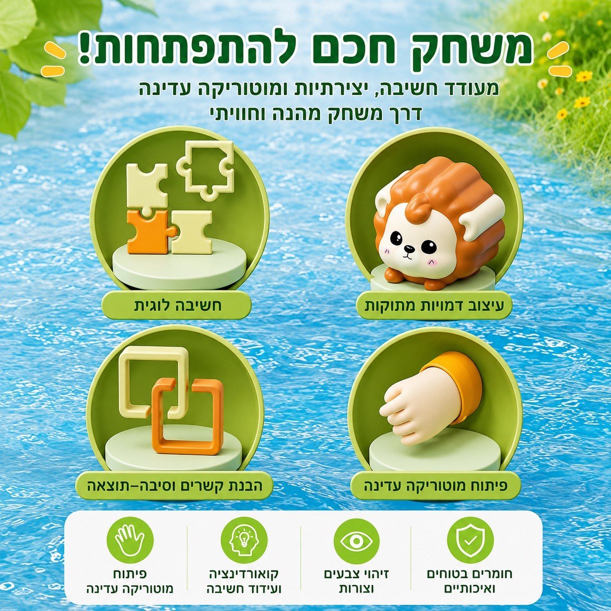 משחק פופ-אפ חיות לתינוקות | Lumore